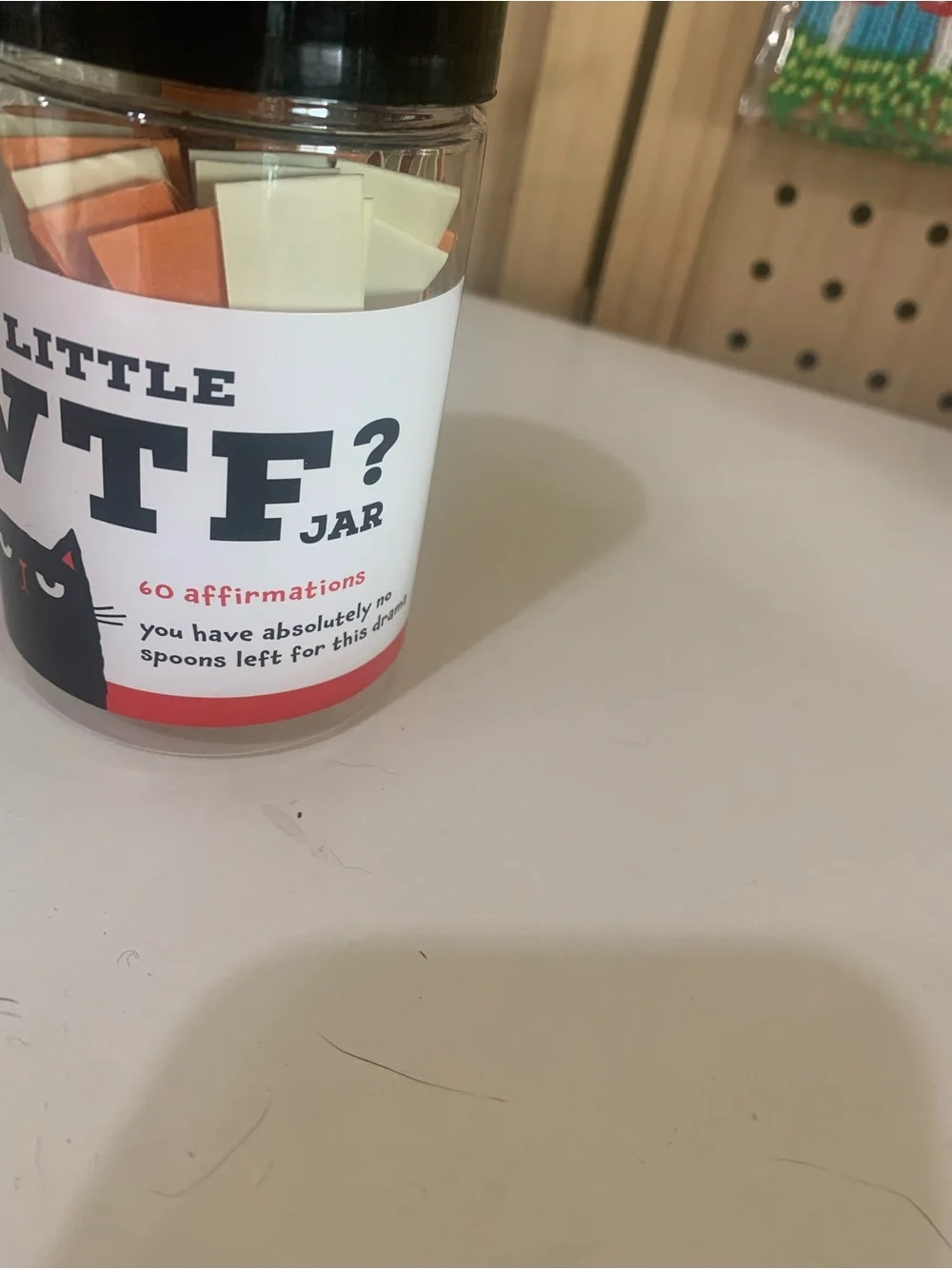 Amazon My Little WTF? Jar - Black with Red Accents